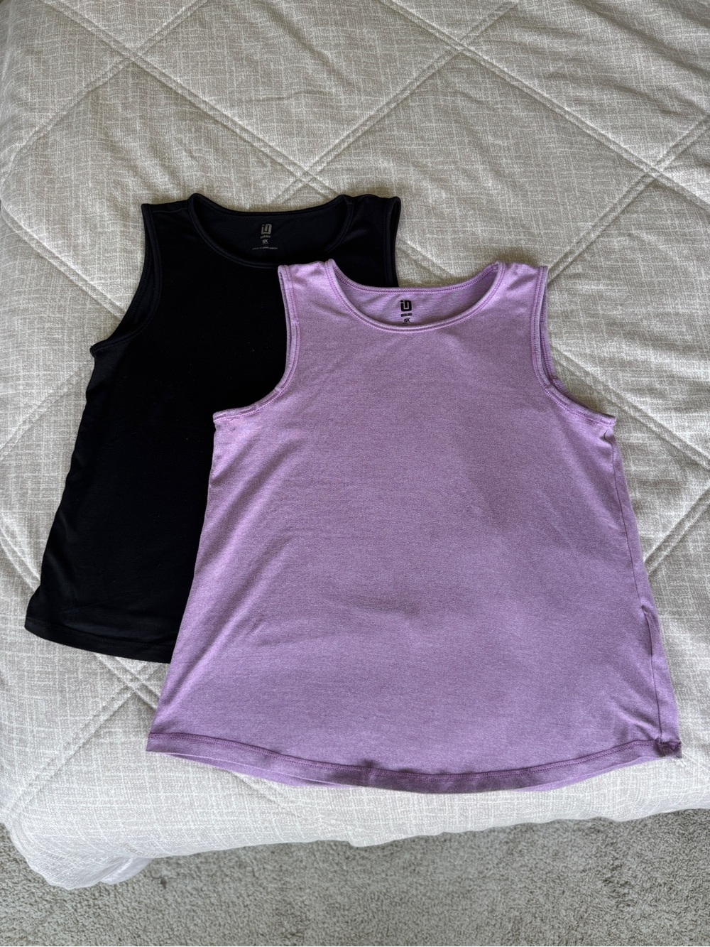 Ideology Girls' Tank Tops in Lavender and Black